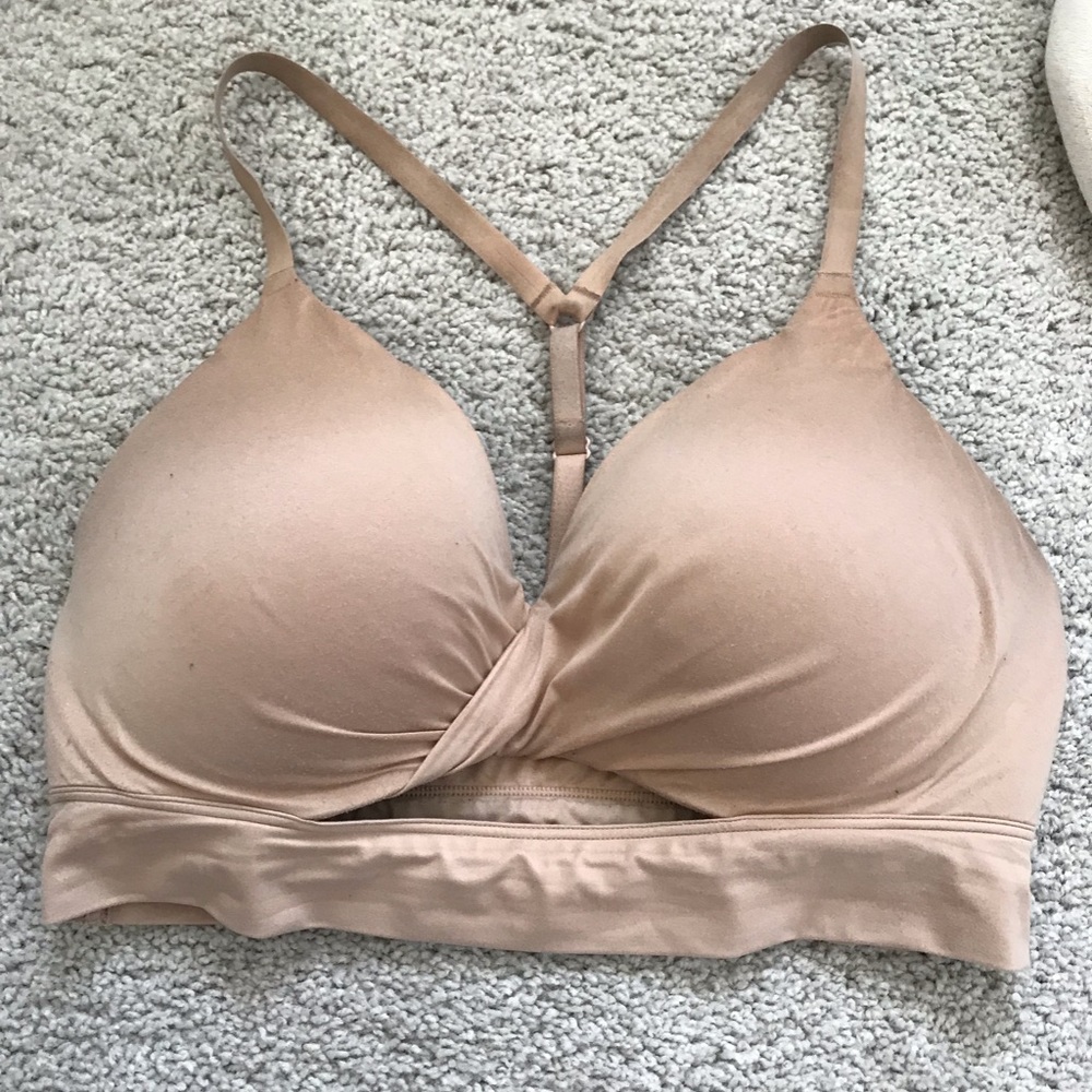 Victoria Secret wireless racerback 34DD nude color